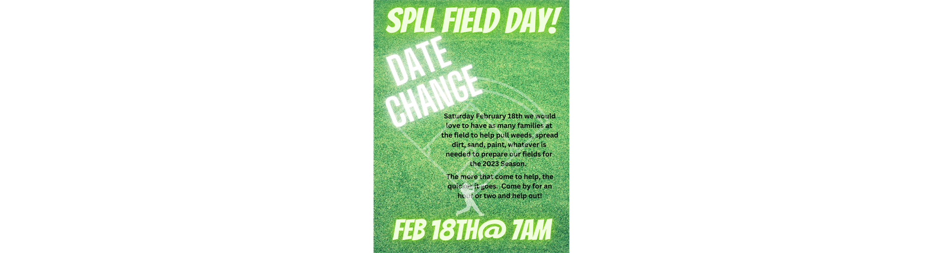 FIELD DAY DATE CHANGED to 2/18